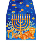 1Pcs Hanukkah Tabletop Decor Waterproof Hanukkah Tablecloth