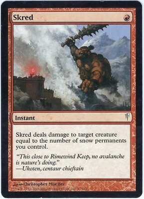 Skred Coldsnap Common – MTG Magic the Gathering Card - Image 1 of 2