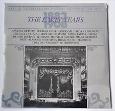 The Early Years: 1883-1908 - 2 x Vinyl, LP - MET 401 NEW / SEALED 