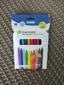 Stylex Filzstifte 10er Fasermaler 64105 recycled Green Deal - Bild 1 von 1