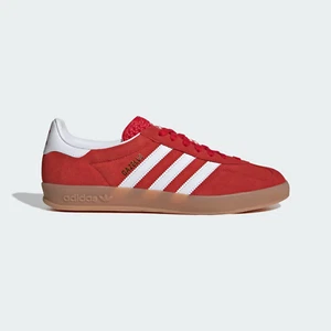 Adidas Gazelle JI2063 Sneakers Men's Red White Indoor Lifestyle Shoes TF6802 - Picture 1 of 42