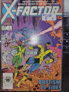 X-FACTOR #1 1986 casi nuevo Marvel - ORIGEN/X-Men primera aplicación Rusty & Hodge segundo cable - Imagen 1 de 4