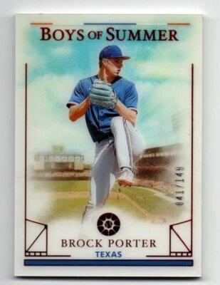 2024 Panini Boys of Summer Brock Porter /149 - Image 1 of 2