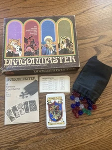 Vintage Dragonmaster Fantasy Card Game E.S. Lowe Milton Bradley komplett - Bild 1 von 8