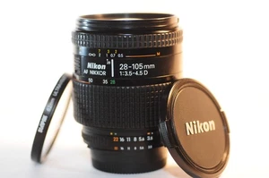 Nikon AF Zoom Nikkor 28-105mm f/3.5-4.5 D macro FX lens for F100 F5 DF D850 D750 - Picture 1 of 8