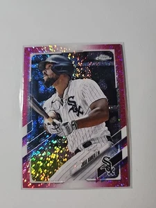 Topps 2021 cromo magenta moteado refractor/350 Jose Abreu #17 - Imagen 1 de 2