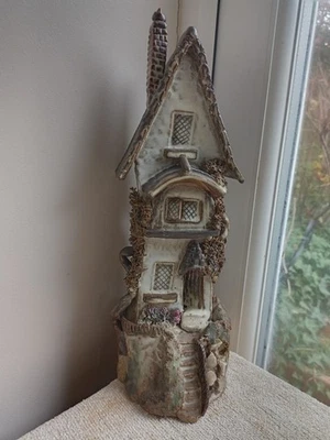 Large House Clay/Ceramic Figure Ornament Studio Art Pottery Vtg Unique 32cm H - Image 1 of 4