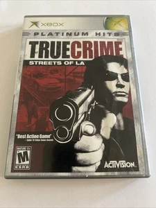 True Crime: Streets of L.A. (Platinum Hits) (Microsoft Xbox, 2003) Complete - Picture 1 of 5