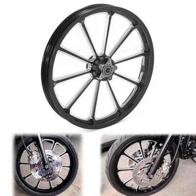 Buje de llanta de rueda delantera 21x2,15 para Harley Sportster Iron 883 1200 XL883N XL1200N Foto 1 de 4