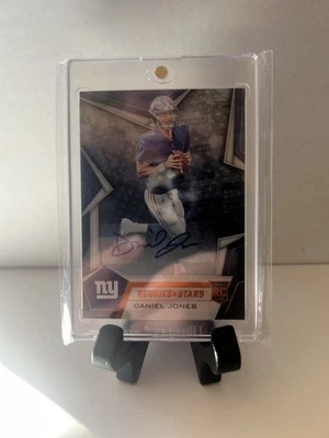 2019 Panini Rookies & Stars Longevity Orange /60 Daniel Jones Rookie Auto RC - Image 1 of 2