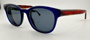 Gucci Brille Brillengestell NUR GG0006O 004 Optyl Blau Rot Braun Schildpatt 51-20-145 - Bild 1 von 15