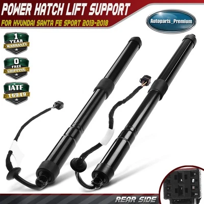 2x Soporte elevador de escotilla eléctrico trasero izquierdo y derecho para Hyundai Santa Fe Sport 13-18 Foto 1 de 4