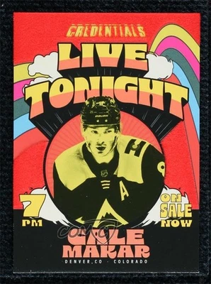 2023-24 Upper Deck Credentials Live Tonight Cale Makar #LT-8 - Image 1 of 3