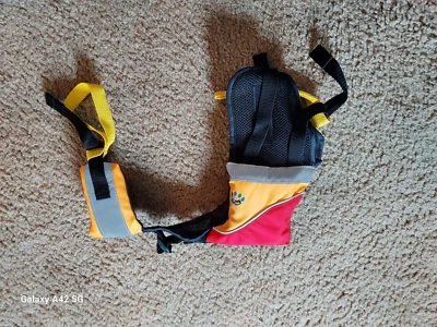 MTI Adventurewear Dog PDF Extra Small XS Yellow/Red Life Vest - Image 1 of 4