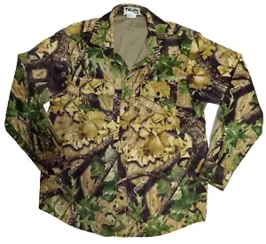 Camo Hunting Button LS Shirt, Photo Stalk, Mens XL, USA Made Vintage Camouflage  - Picture 1 of 4