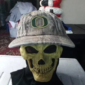 Vintage Oregon Ducks Realtree Camouflage Snap Hat Cap - Picture 1 of 9