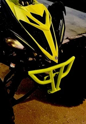 Yamaha Raptor 700 Front Bumper , 06-2024 Powdercoated Neon Yellow - Image 1 of 4