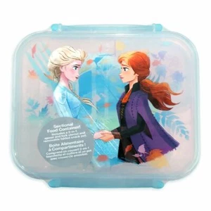 Disney Auténtico Juego de Contenedores de Almacenamiento de Alimentos Frozen Elsa & Anna con Cuchara Tenedor Nuevo con Etiquetas - Imagen 1 de 3