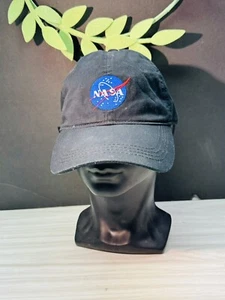 NASA Hat Cap Black Strap Mens Adjustable Space , DAVID and YOUNG - Picture 1 of 3