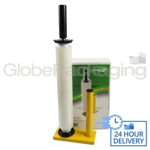 NEW HEAVY DUTY PACPLUS BRANDED METAL PALLET STRETCH SHRINK WRAP DISPENSER HOLDER - Picture 1 of 5