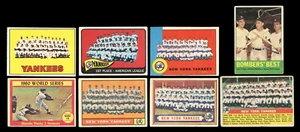 1956-1967 8 cartas especiales Mickey Mantle equipos combo serie mundial bueno a como nuevo - Imagen 1 de 2