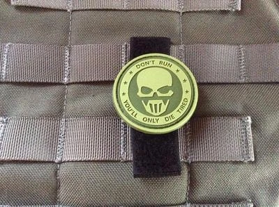 MARKENLOS Klettverschluss Steg für MOLLE Weste Multi Verwendung Halter Schwarz