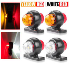 LED Dual Face Red Amber White Side Marker Light Clearance Lamp RV Trailer Truck