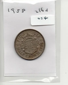 GB - Moneda (C074) Isabel - 1958 - Media corona - Imagen 1 de 1