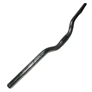 Unbranded mountain bike MTB handlebar Alloy 25.4mm x 600mm ~30mm rise Silver - Picture 1 of 11