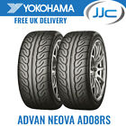 2 x 195/50/16 84W Yokohama Advan Neova AD08RS Road Legal Semi Slick Tyres
