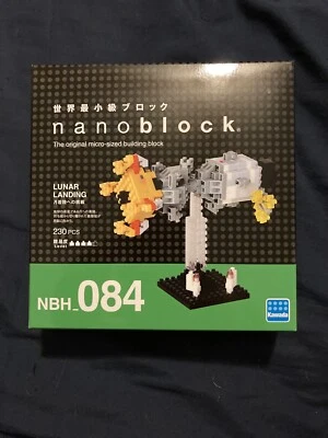 Bloques de construcción miniatura Nanoblock Lunar Landing nuevos NBH 084 Foto 1 de 2