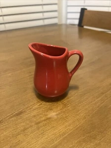 NEW Bia Red Hand Glazed 3” Syrup Creamer Pitcher - Picture 1 of 5