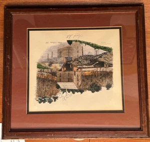 Laurel Mill Art Print Wilma Fulkerson 1985 Signed 66/250 - Picture 1 of 3