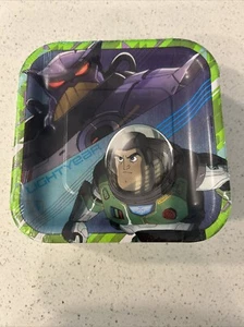 Lightyear Movie Disney Toy Story Birthday Party 7" Square Paper Dessert Plates - Picture 1 of 3