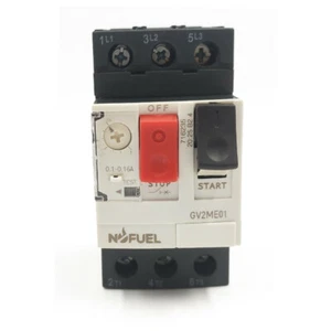 Motor circuit breaker GV2ME01 Manual Motor Starter Button 0.1A-0.16A GV2M Series - Picture 1 of 4