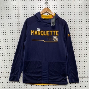 NEW Marquette University Under Armour Hoodie Sweatshirt Men Small COLD 19.5x27.5 - Picture 1 of 23