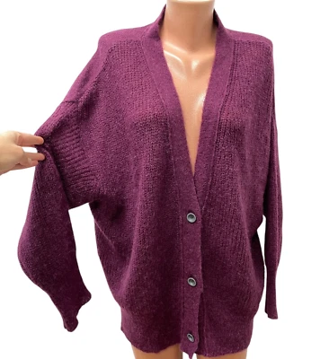 ISCHIKO by OSKA Gr.2 - L / XL 18% SCHURWOLLE Wolle Strickjacke Relaxed - Bild 1 von 4