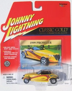 JOHNNY LIGHTNING R9 CLASSIC GOLD 1999 CHRYSLER PROWLER Rubber Tires - Picture 1 of 2