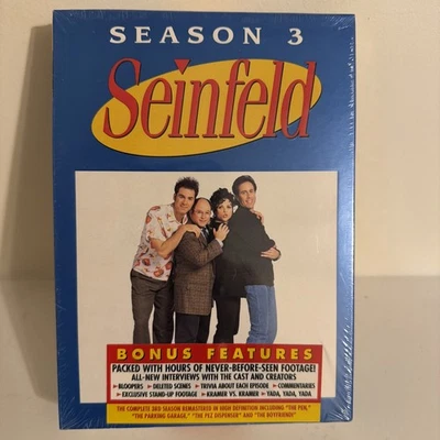 Seinfeld - Volume 2 Season 3 (DVD, 2004, 4-Disc Set) New/Sealed - Image 1 of 2