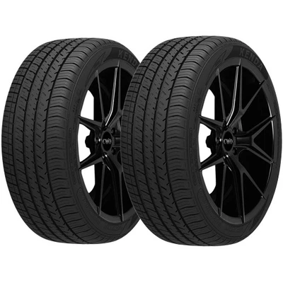 (QTY 2) 245/45ZR18 Kenda Vezda UHP A/S KR400 100Y XL Black Wall Tires - Image 1 of 4