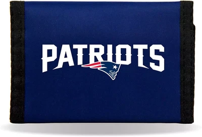 Cartera triple de nailon con licencia oficial de los New England Patriots de la NFL Foto 1 de 4
