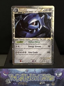 Pokemon Card Steelix Prime 87/95 HGSS Unleashed Holo Rare Light Play - Picture 1 of 4