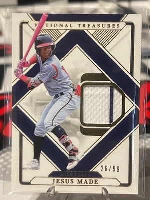 2025 Panini National Treasures JESUS MADE Patch 26/99 BREWERS - Image 1 of 2