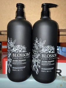 Paquete de 2—CHAMPÚS BLOSSOM Pure Haircare Jojoba Sin Sulfatos 33.8 fl. oz/1 L - Imagen 1 de 1