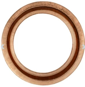 Juntas de tapón de drenaje de trituración de cobre DPG Disco 17626PK (paquete de 10) - Imagen 1 de 6
