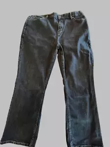 D&Co. Jeans Denim Nero Donna con Pannello di Controllo Pancia Taglia 18WP - Foto 1 di 8