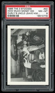 1985 FTCC The Three Stooges #40 How Much Money did Curly's Uncle Leave... PSA 8 - Picture 1 of 4
