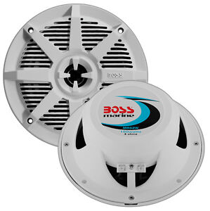 Boss Audio MR52W 5.25" 2-Way Coaxial Marine Speaker 150W White