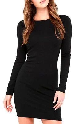 Queen.M Womens Bodycon Dress Casual Club Party Slim Short Mini Dress Large  - Image 1 of 4