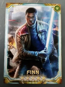 2016 Konami Star Wars: Force Collection Promos Finn 6/15 Europe Exclusive Rare - Picture 1 of 2